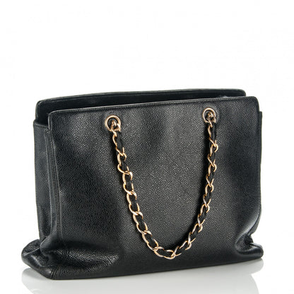 Chanel Caviar Shoulder Bag Black 3 of 6