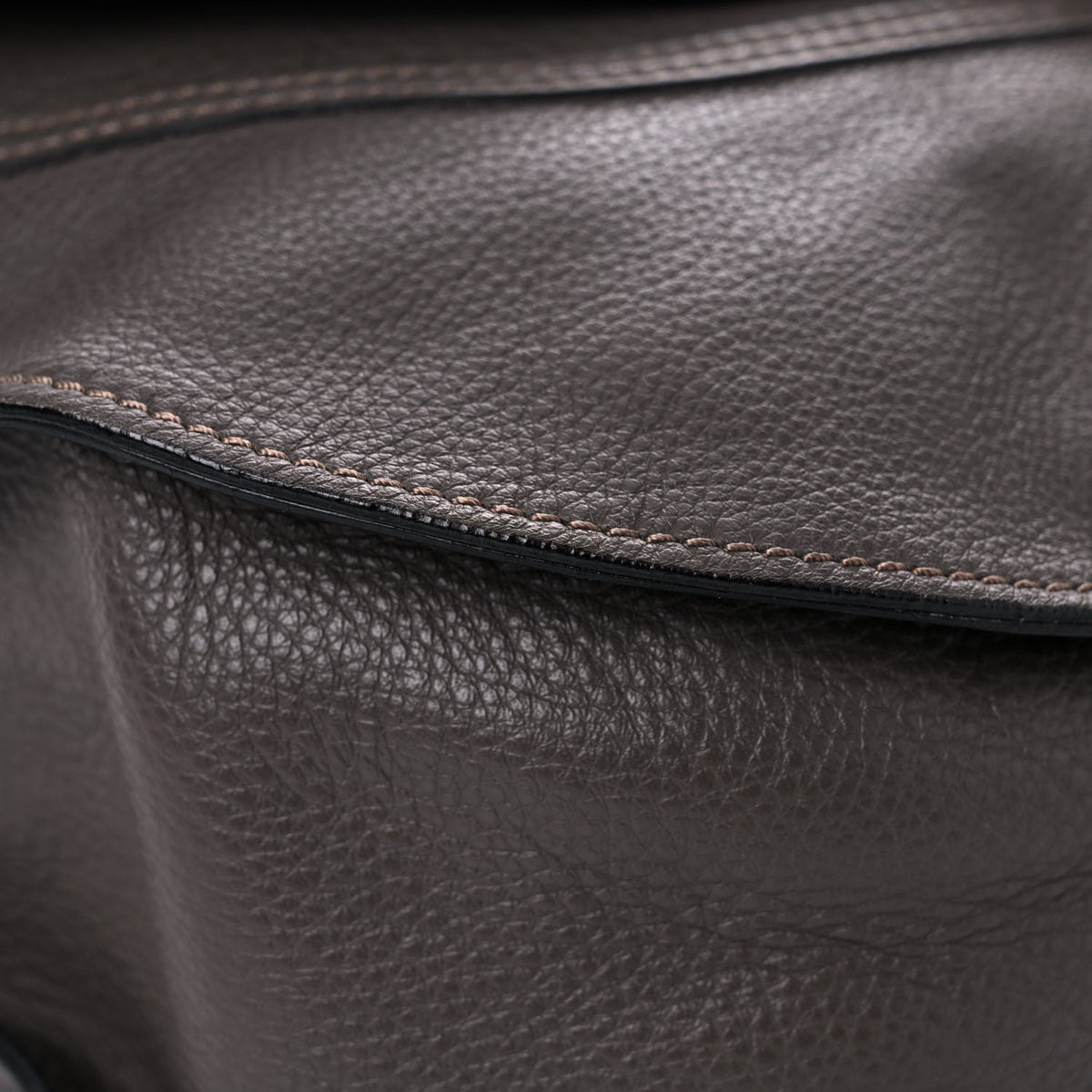 Calfskin Large Marcie Hobo Ash