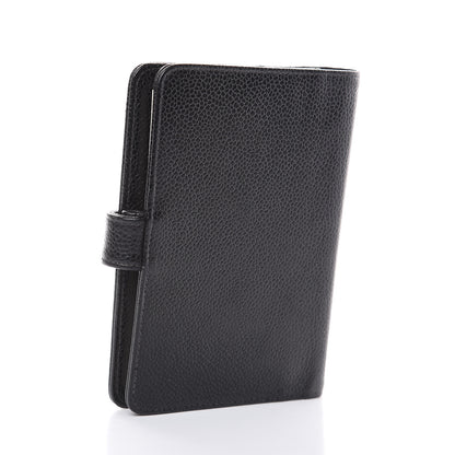 Chanel Caviar CC Mini Ring Agenda Planner Black 3 of 9