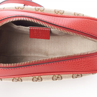 Gucci Monogram Mini Bree Messenger Bag Red 7 of 9