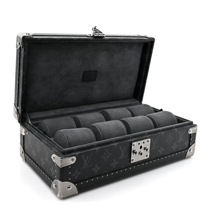 Louis Vuitton Monogram Eclipse Coffret 8 Watch Case Black 7 of 8