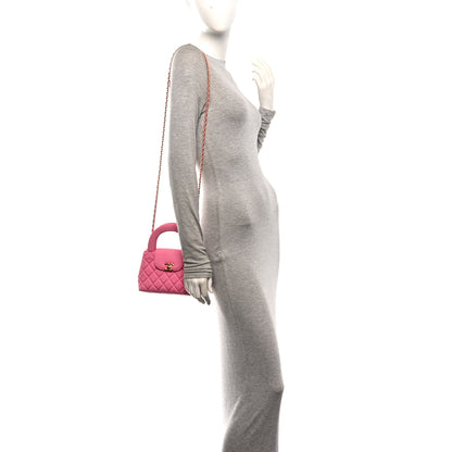 Chanel Jersey Quilted Nano Kelly Shopper Pink 2 of 10