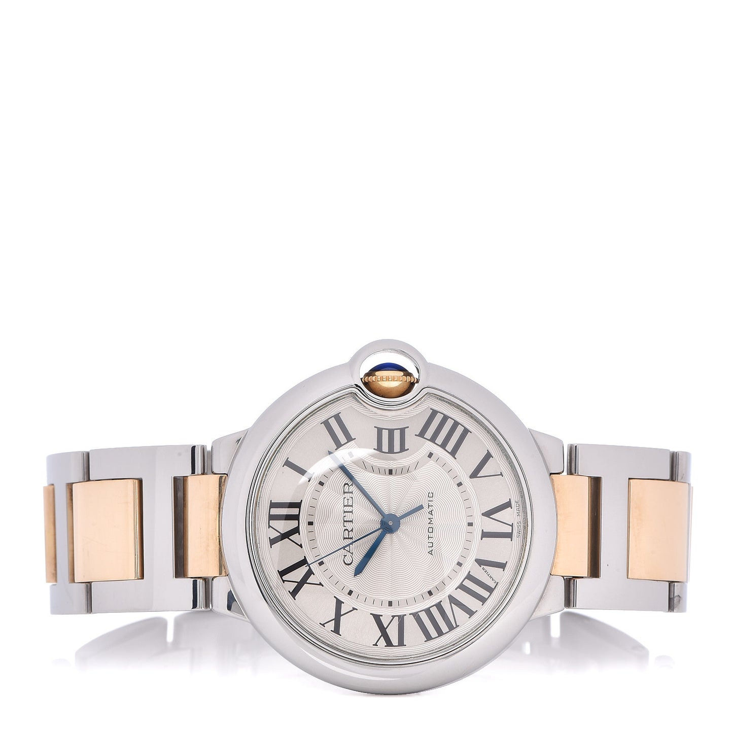 Stainless Steel 18K Yellow Gold 36mm Ballon Bleu De Automatic Watch