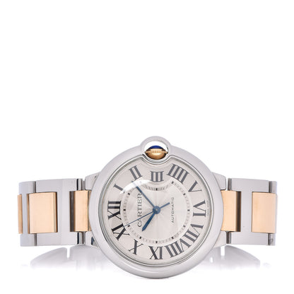 Cartier Stainless Steel 18K Yellow Gold 36mm Ballon Bleu De Automatic Watch 3 of 5
