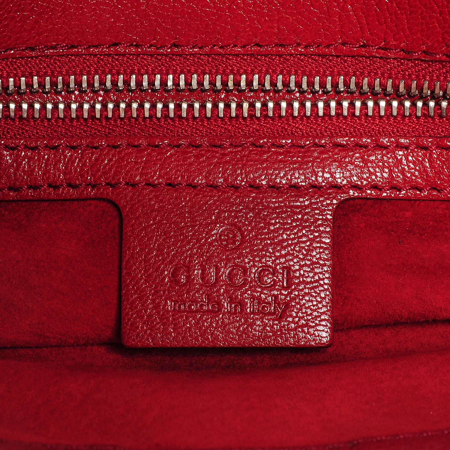Gucci Leather Blondie Flap Red 7 of 8