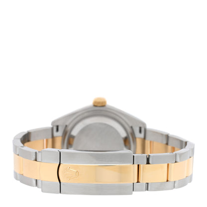Rolex Stainless Steel 18K Yellow Gold Diamond 28mm Oyster Perpetual Datejust Watch Silver 279173 3 of 5