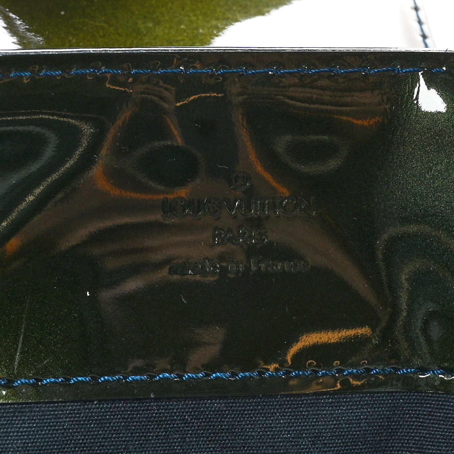 Louis Vuitton Vernis Melrose Avenue Blue Nuit 6 of 9