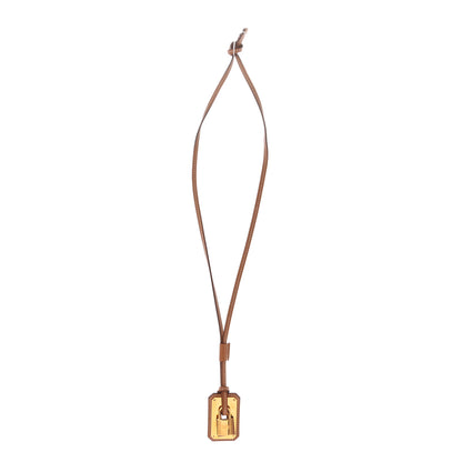 Hermes Swift Large O'Kelly Pendant Necklace Gold 3 of 7