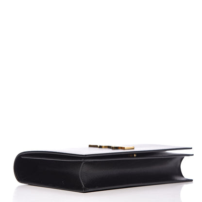 Saint Laurent Grain De Poudre Classic Monogram Kate Clutch Black 4 of 14