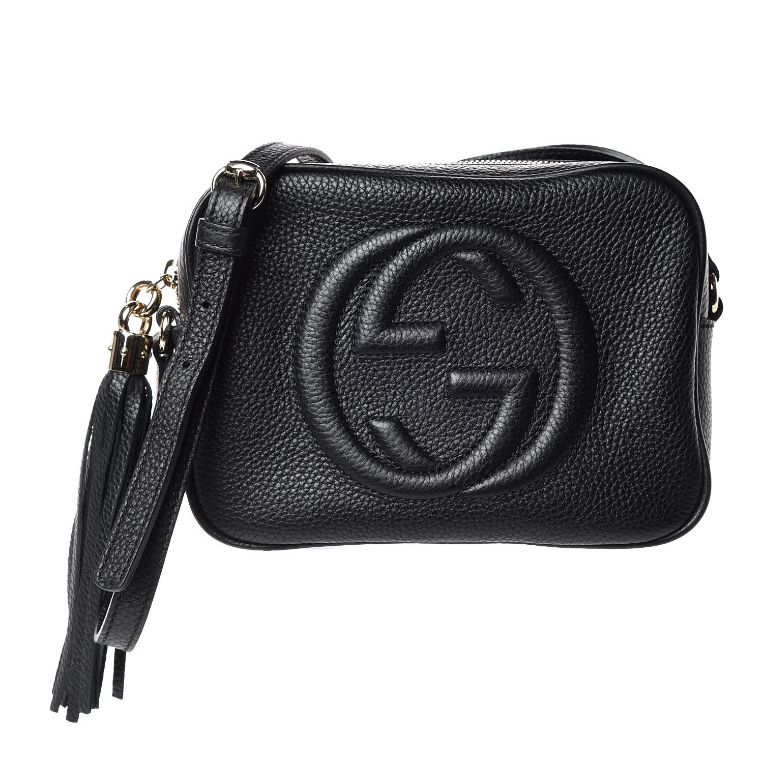 Gucci Pebbled Calfskin Small Soho Disco Bag Black 1 of 10