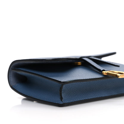 Christian Dior Grained Calfskin Saddle Belt Bag Denim Blue 10 of 11