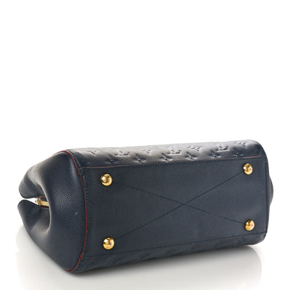 Louis Vuitton Empreinte Montaigne MM Marine Rouge 4 of 13