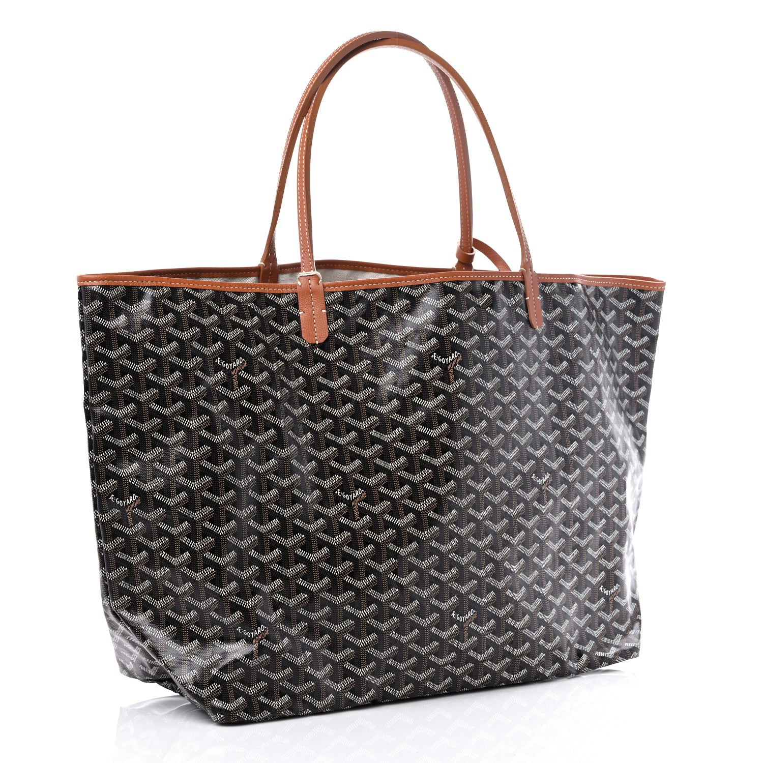 Goyard Goyardine Saint Louis GM Black Gold 3 of 8