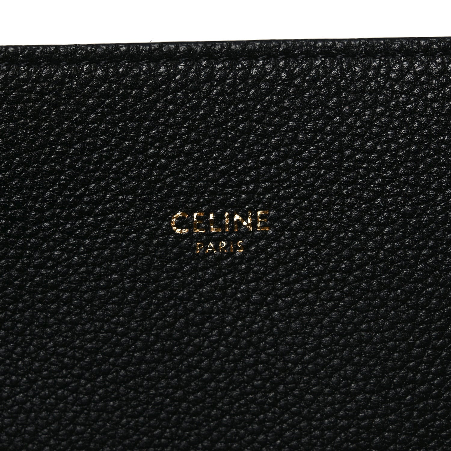 Celine Soft Grained Calfskin Small Belt Cabas Phantom Black 6 of 9