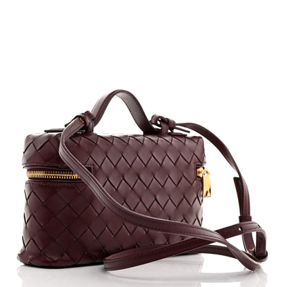 Bottega Veneta Nappa Intrecciato Bang Bang Vanity Case Barolo 3 of 10