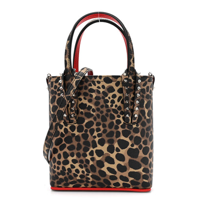Christian Louboutin Calfskin Leopard Mini North South Cabata Tote Multicolor 1 of 12