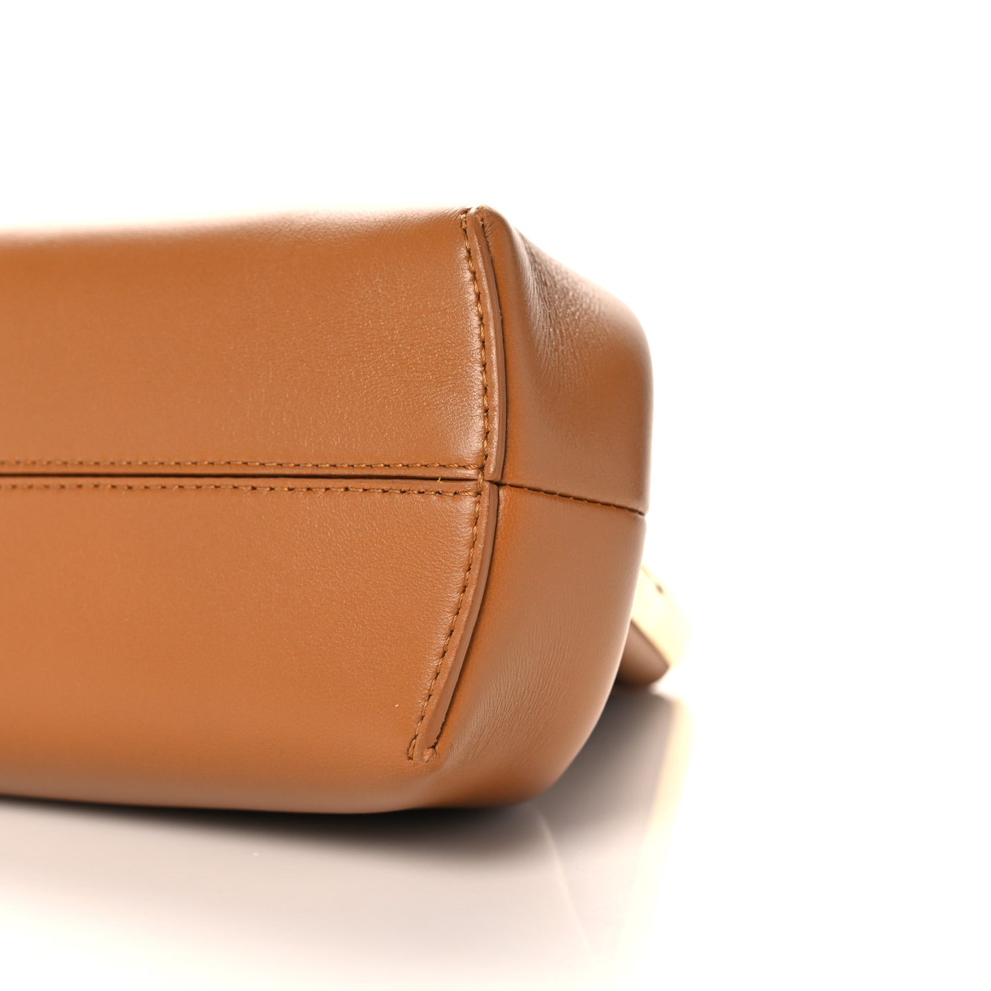 Shiny Nappa Small Fendi First Caramello