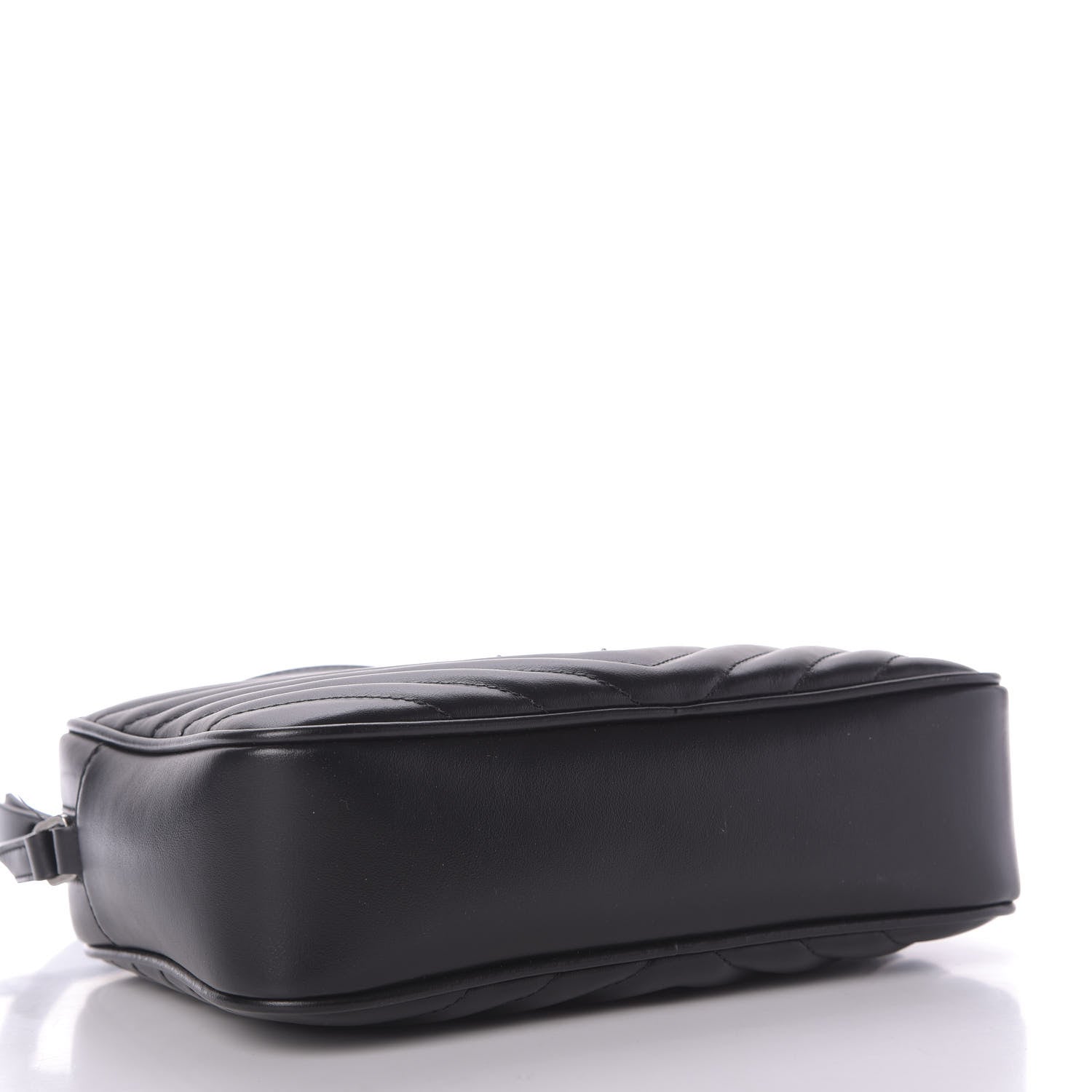 Saint Laurent Calfskin Matelasse Monogram Lou Camera Bag Black 4 of 9