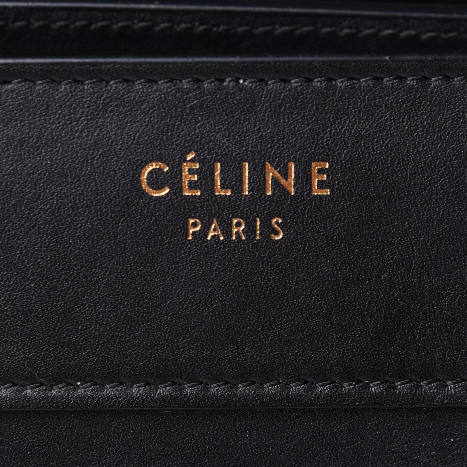 Celine Smooth Calfskin Micro Luggage Black 8 of 10