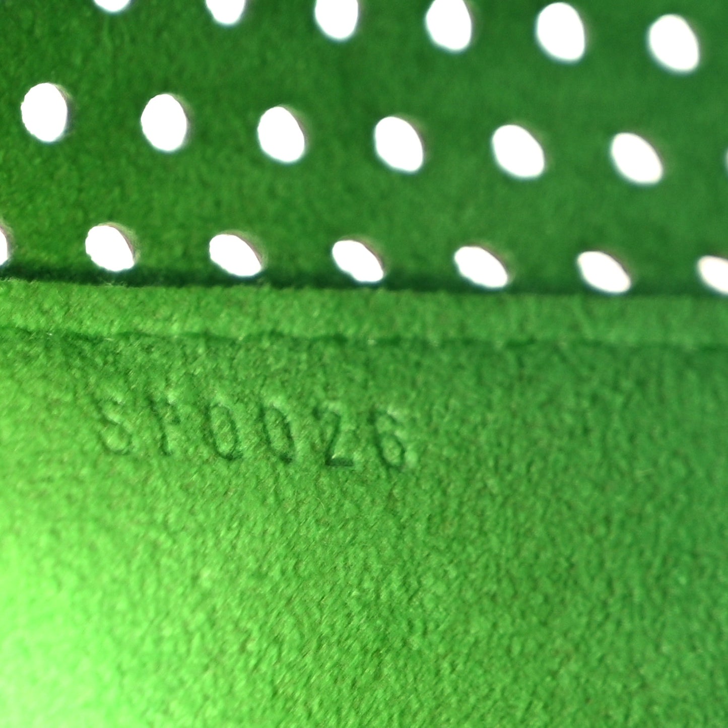 Monogram Perforated Speedy 30 Green