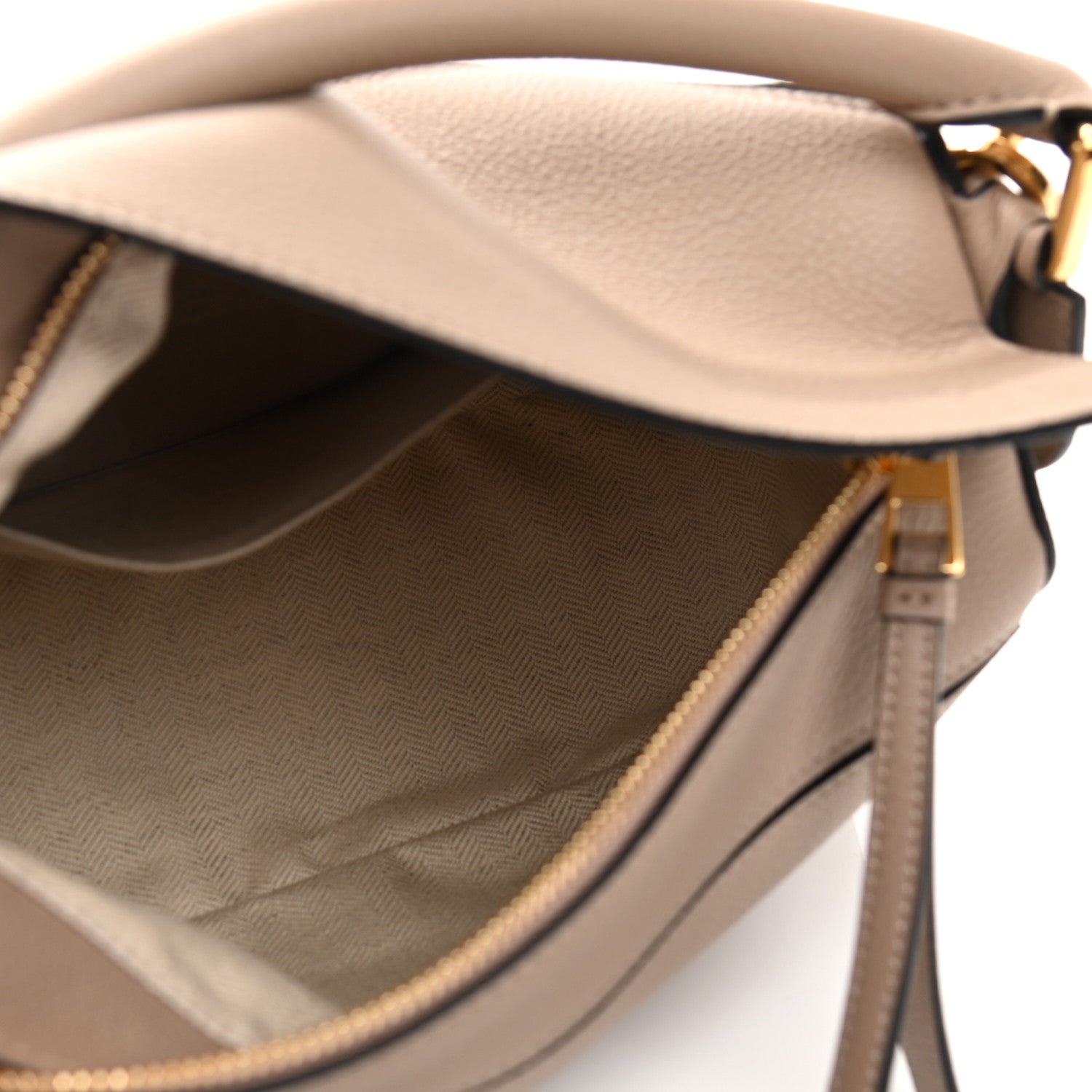 Loewe Grained Calfskin Small Puzzle Bag Sand 5 of 12