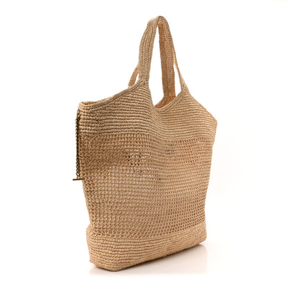 Saint Laurent Raffia Icare Shopping Tote Natural 3 of 10