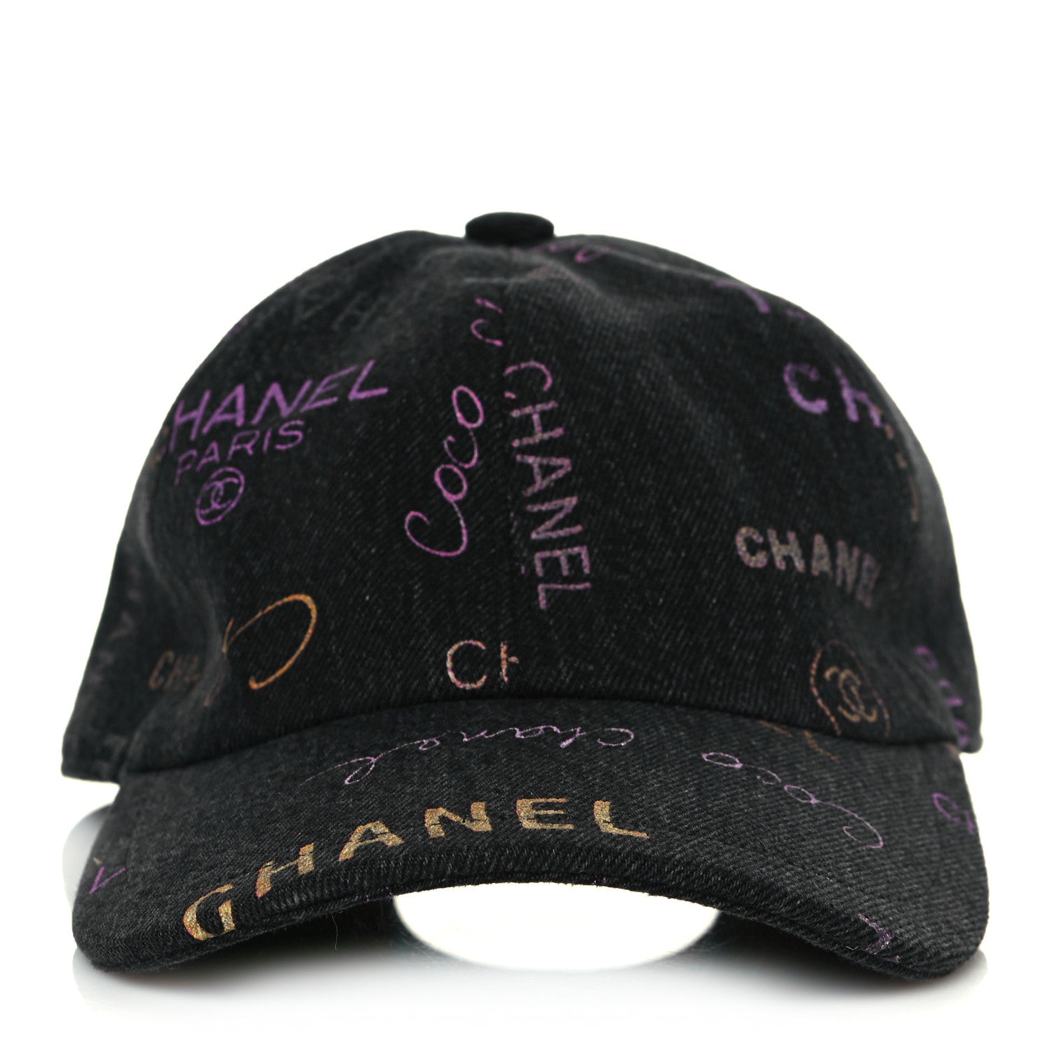 Chanel Denim Mood Cap Hat Black 2 of 8