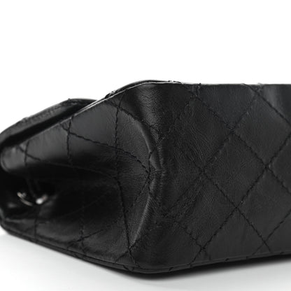 Chanel Aged Calfskin Quilted 2.55 Reissue Mini Flap So Black 9 of 11