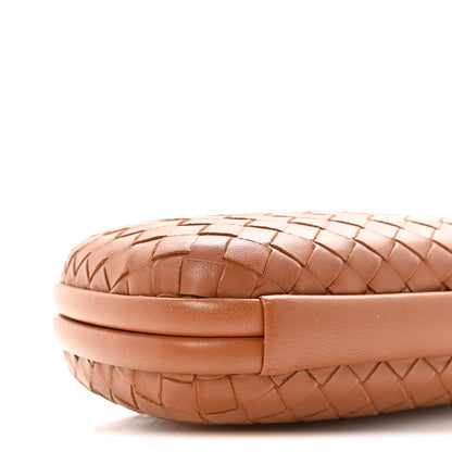 Bottega Veneta Nappa Intrecciato Chain Knot Clutch Caramel 8 of 9