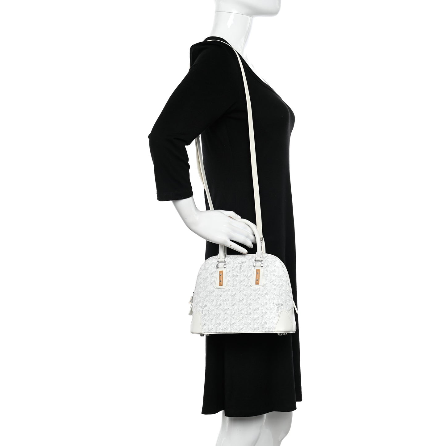 Goyardine Mini Vendome White