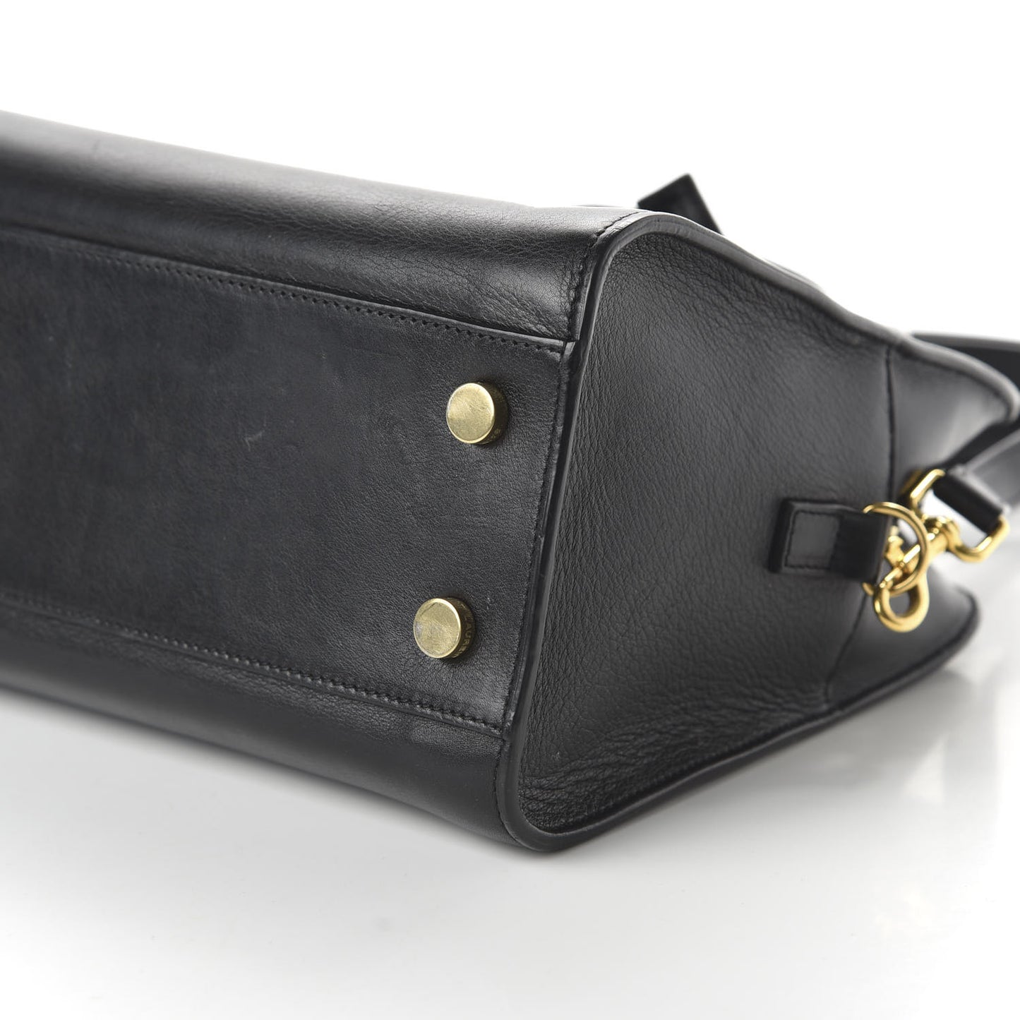 Calfskin Monogram Baby Cabas Black