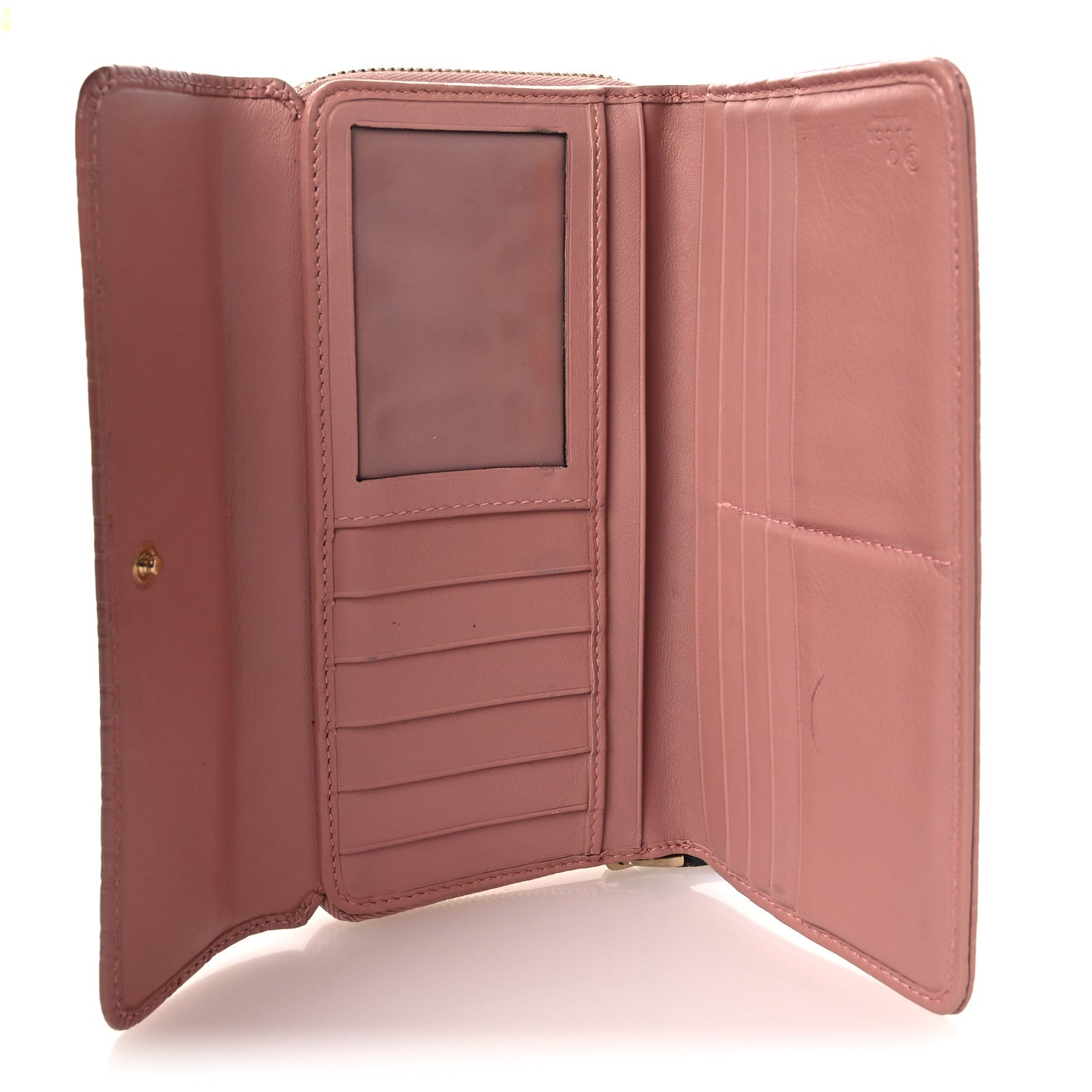 Gucci Soft Microguccissima Continental Zip Wallet Soft Pink 5 of 13