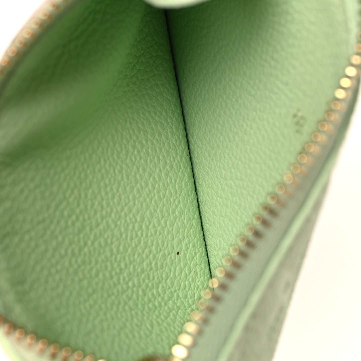LV X TM Monogram Romy Card Holder Green Tea