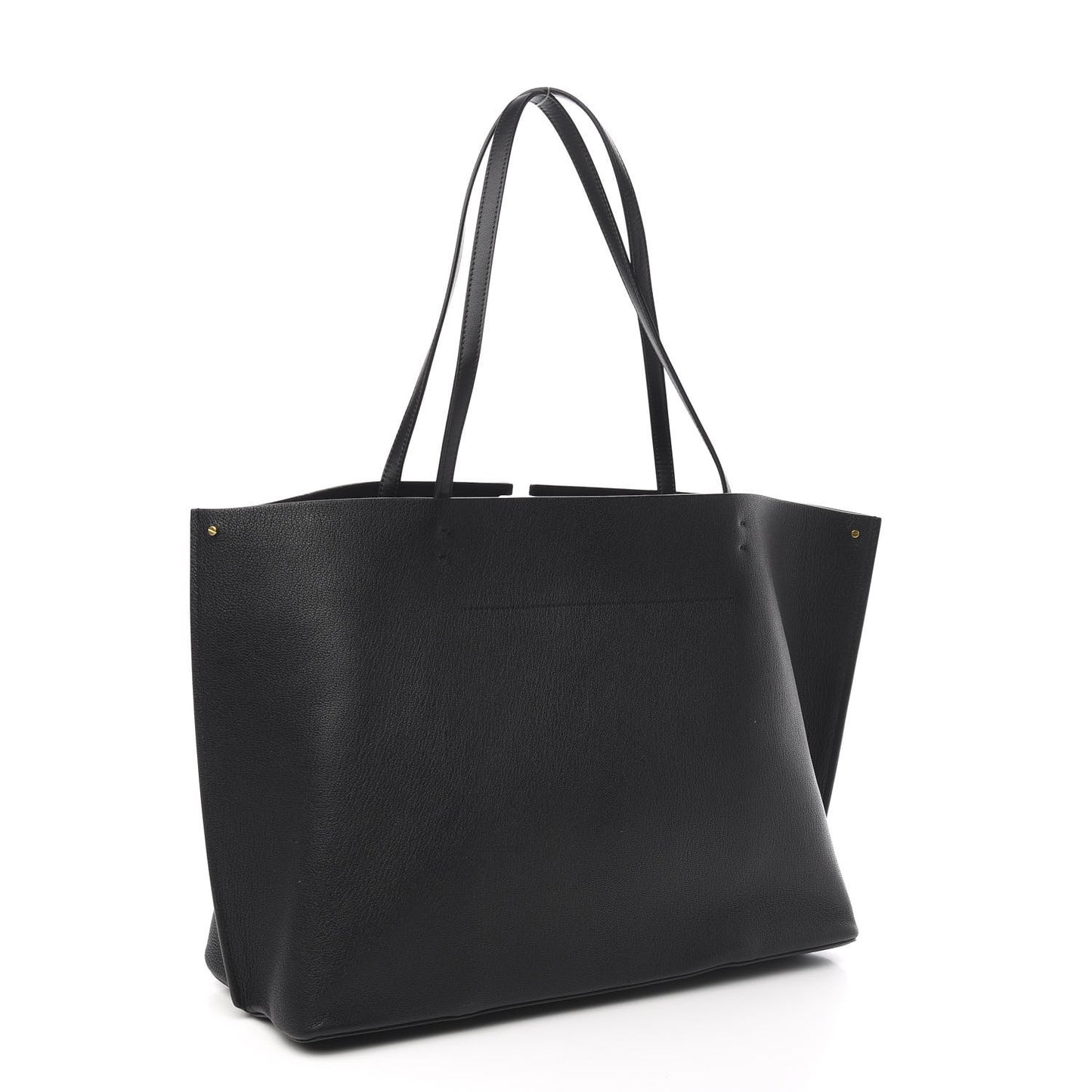 Calfskin Large Vlogo Fillme Tote Black