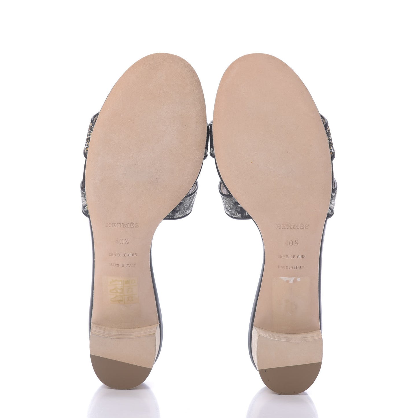 Canvas Tatoo Print Oasis Equator Sandals 40.5 Black