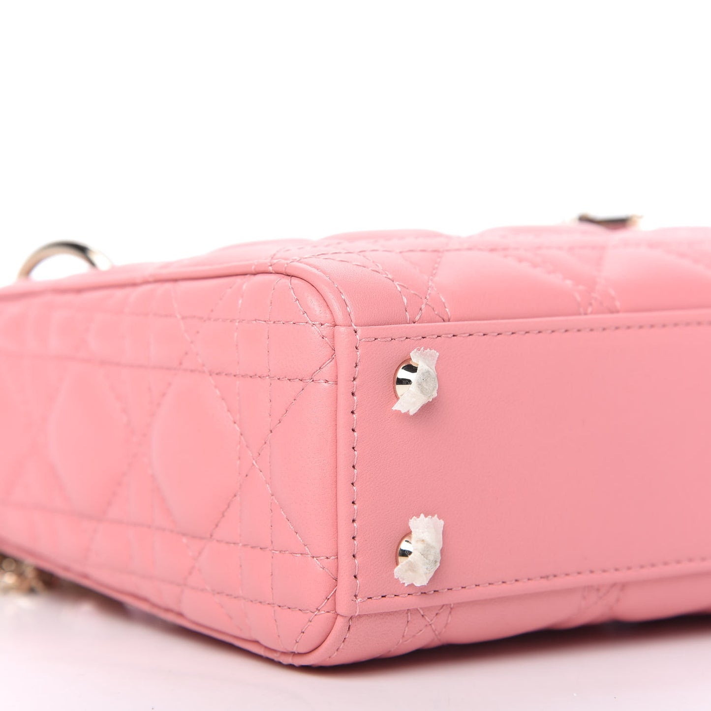 Lambskin Cannage Mini Lady Dior Pink