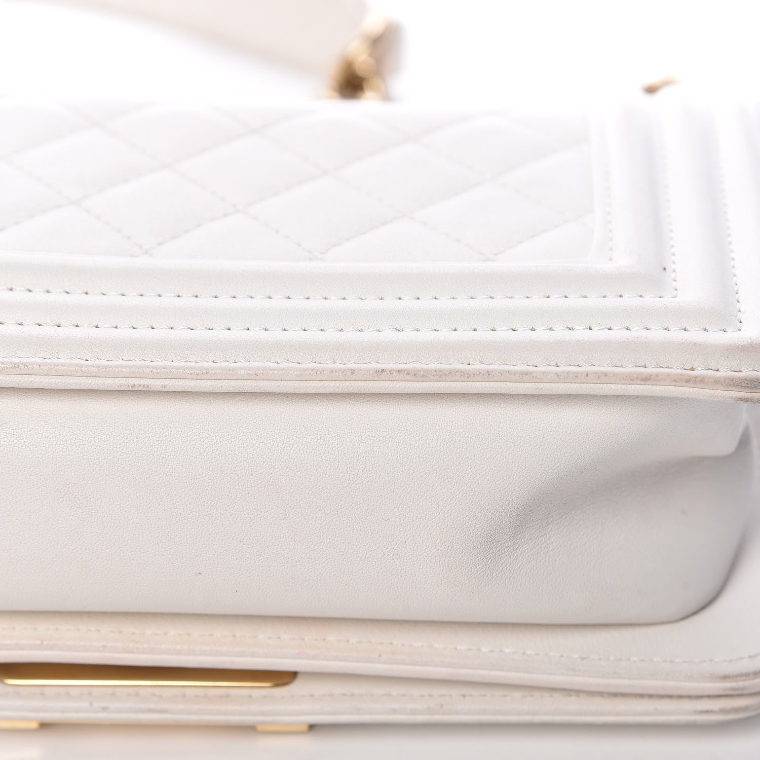 Chanel Calfskin Quilted Small Boy Flap White 12 of 19