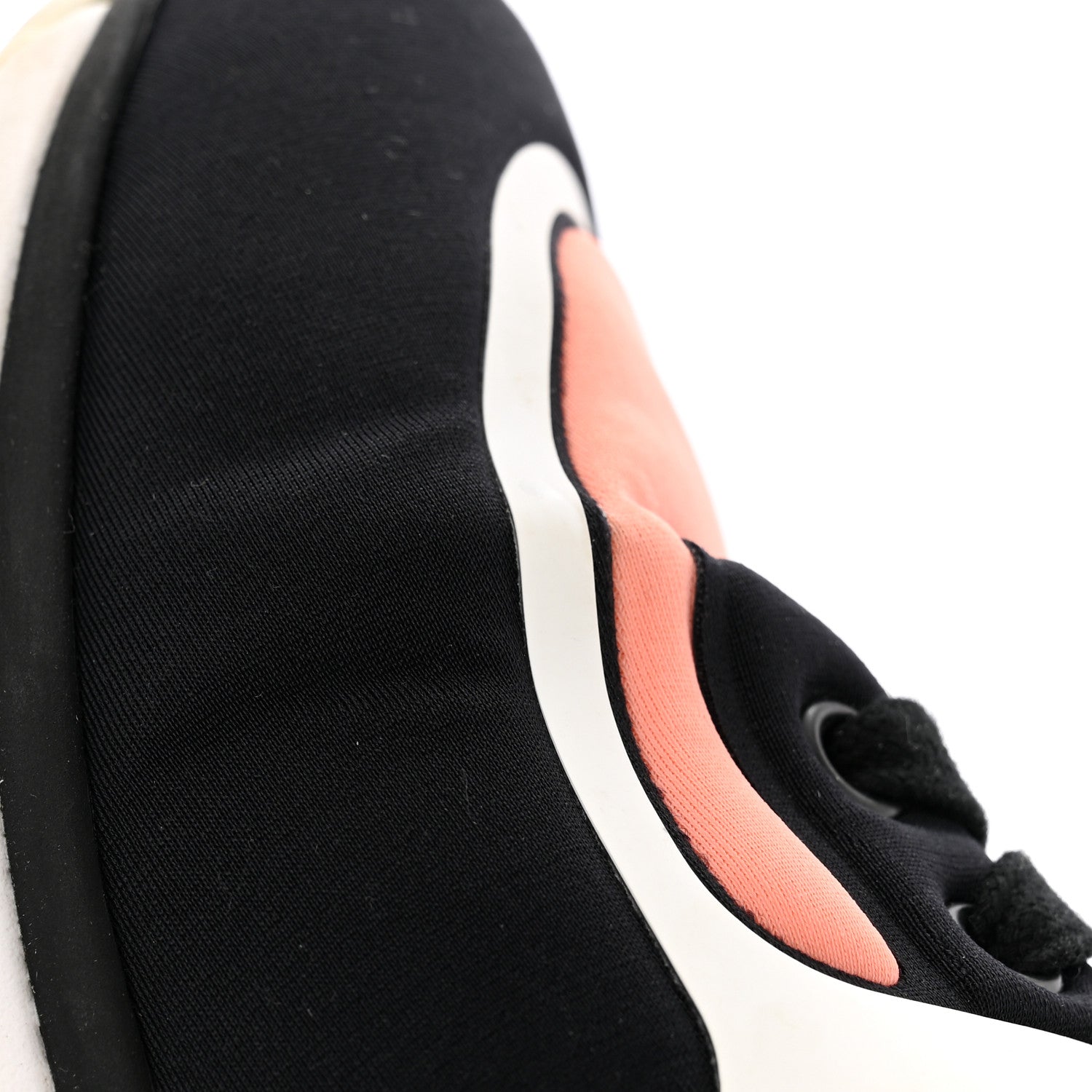 Chanel Lycra Fabric Womens CC Sneakers 38 Black White Pink 8 of 22