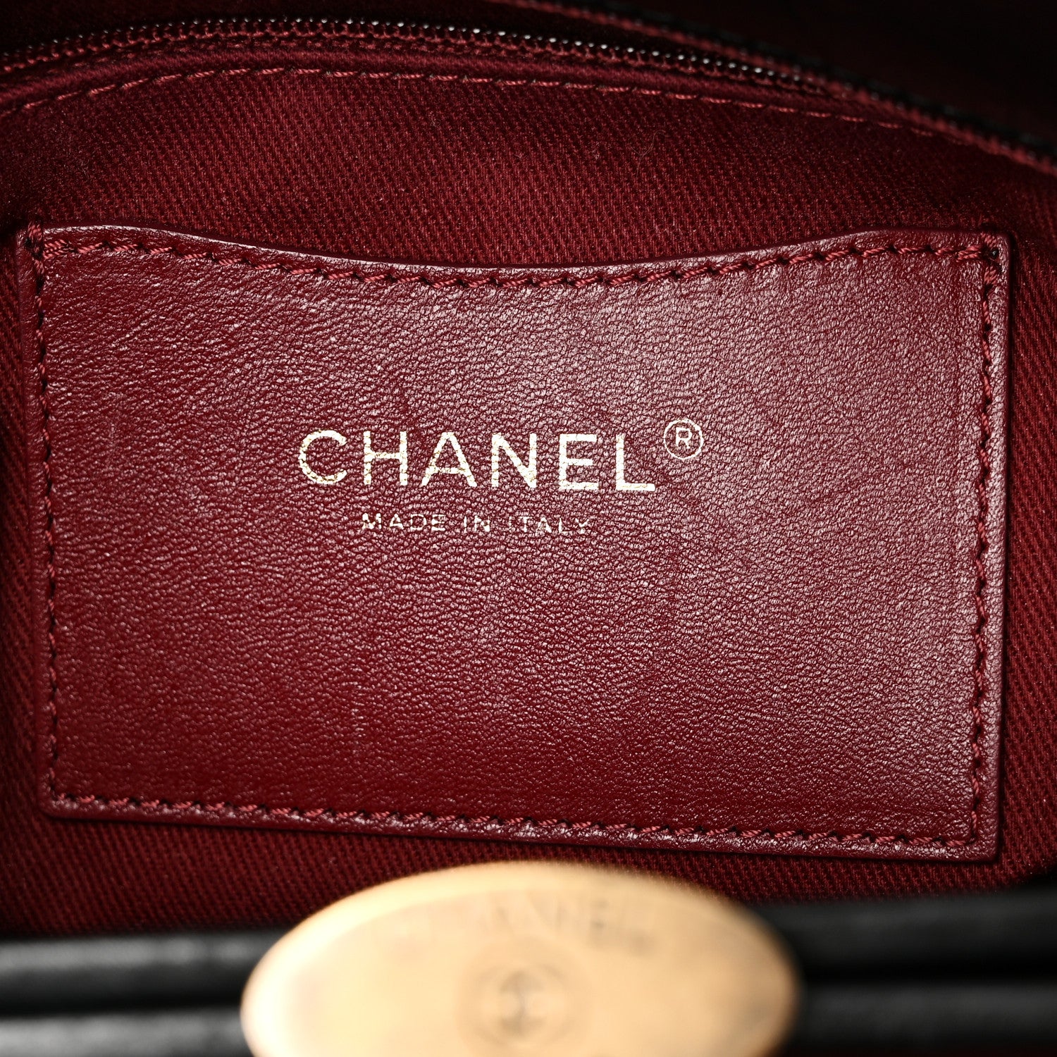 Chanel Aged Calfskin Large Just Mademoiselle Bowling Bag Black 6 of 11