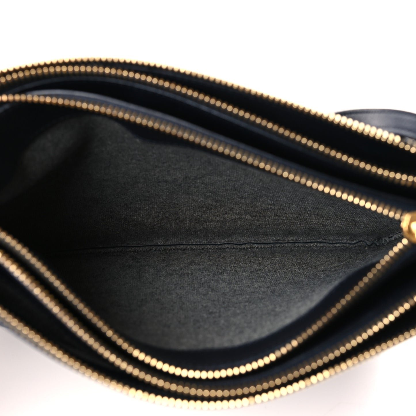 Lambskin Large Trio Crossbody Bag Navy Blue