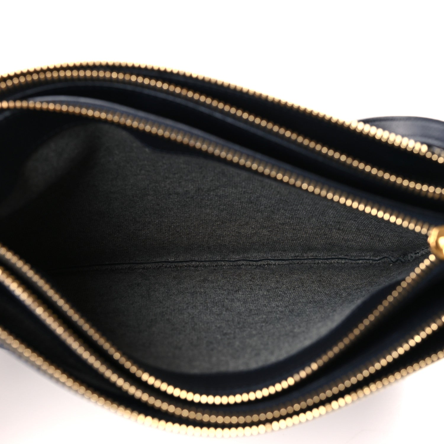 Celine Lambskin Large Trio Crossbody Bag Navy Blue 6 of 10