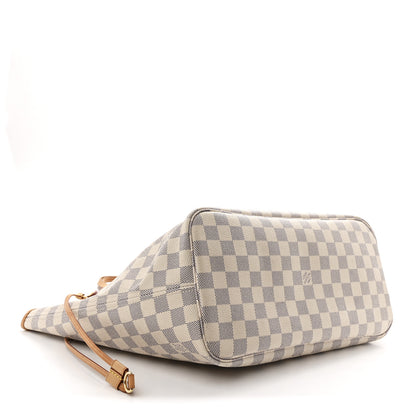Louis Vuitton Damier Azur Neo Neverfull MM Rose Ballerine 5 of 13