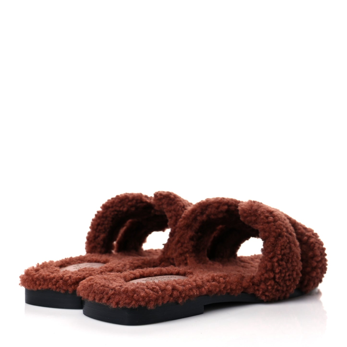 Woolskin Oran Sandals 37.5 Cognac