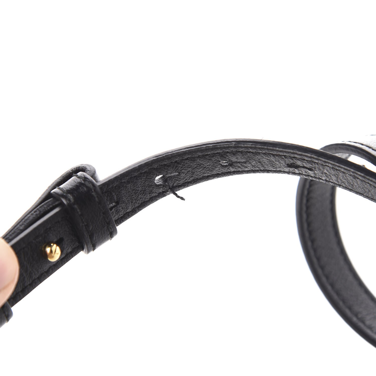 Gucci Monogram Matelasse Diagonal Small GG Marmont Chain Shoulder Bag Beige Black 9 of 13