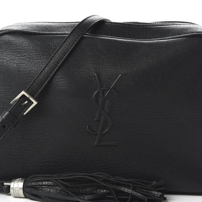 Saint Laurent Lambskin Monogram Small Lou Camera Bag Black 10 of 10
