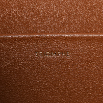 Celine Natural Calfskin Medium Triomphe Tan 6 of 10