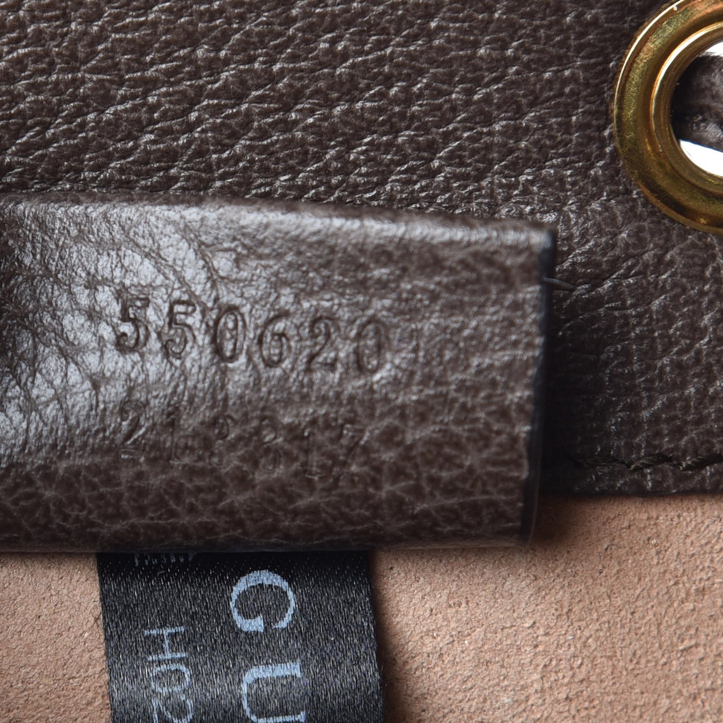 GG Supreme Monogram Web Mini Ophidia Bucket Bag Brown