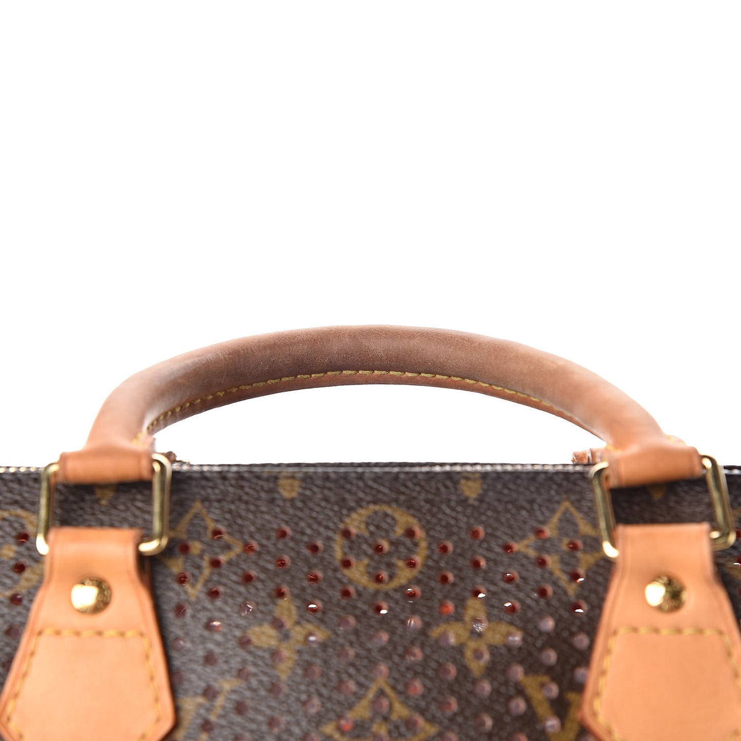 Monogram Perforated Speedy 30 Orange