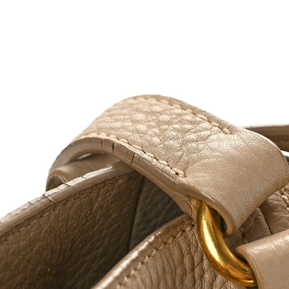 Prada Vitello Daino Shoulder Bag Sabbia 10 of 12