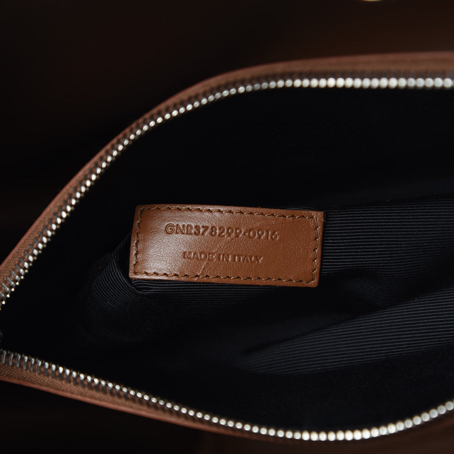 Grained Calfskin Topstitch Small Sac De Jour Cognac